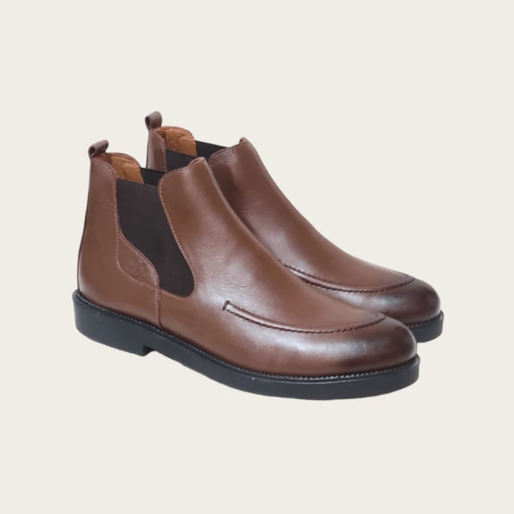 bottine en cuire femme